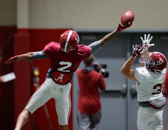 Patrick Surtain II, Alabama practice, December 28, 2020